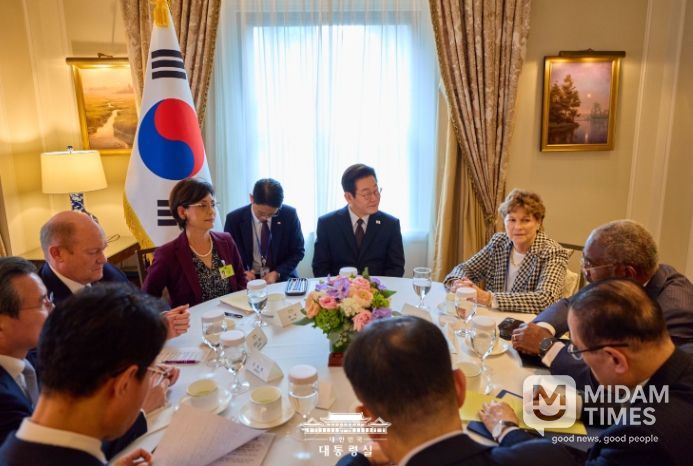 미 상·하원 의원단 접견(대통령실)