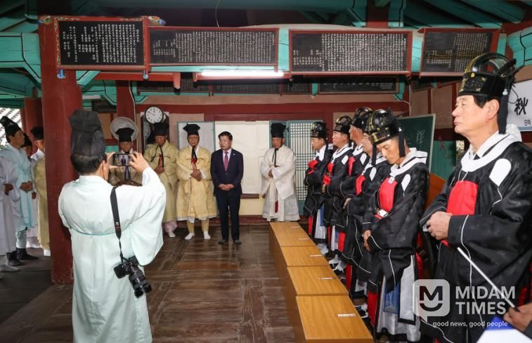 고성향교, 성현의 가르침 기리는 추기 문묘석전제례 봉행