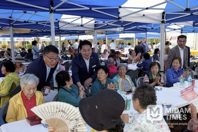 선장포 노을축제 현장 모습