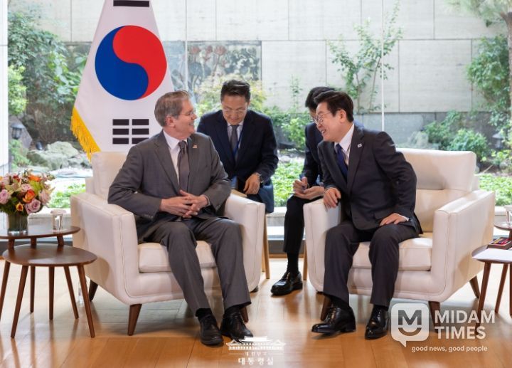 스콧 베센트 미 재무장관 접견(대통령실)