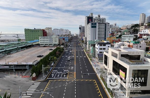 공동어시장 진입도로 공사완료