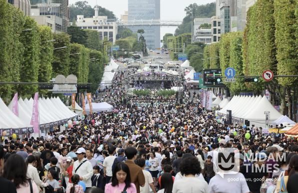 9월 27일~28 반포대로에서 펼쳐진 ‘서리풀뮤직페스티벌’ 전경