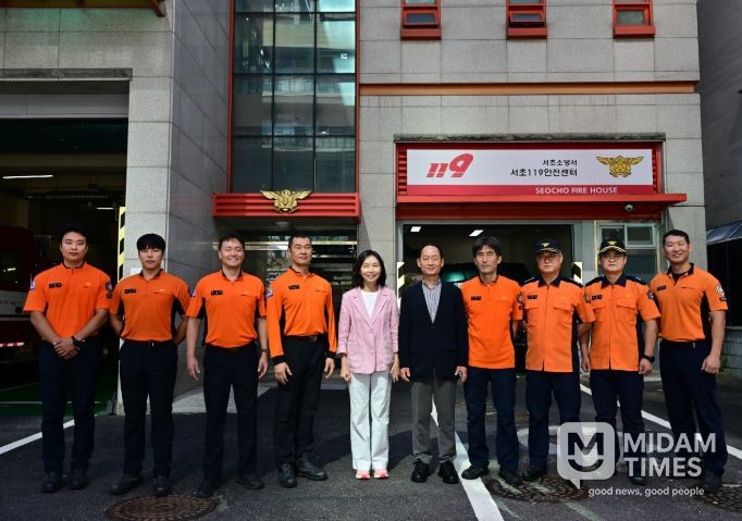 서초119안전센터 방문한 최호정 의장