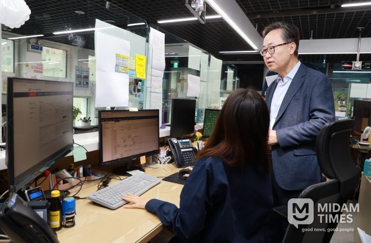 유성훈 금천구청장, 국가정보자원관리원 화재 관련 현장 상황 살펴