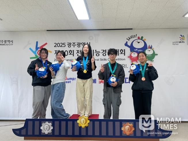 울산 직업계고 학생, 전국기능경기대회 18명입상(애니원고 박주찬).