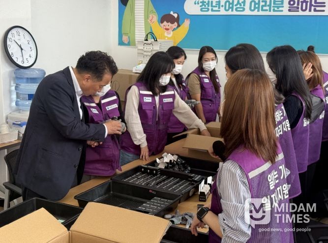 김영환 지사, 9.29. 오송 신규작업장 방문 격려