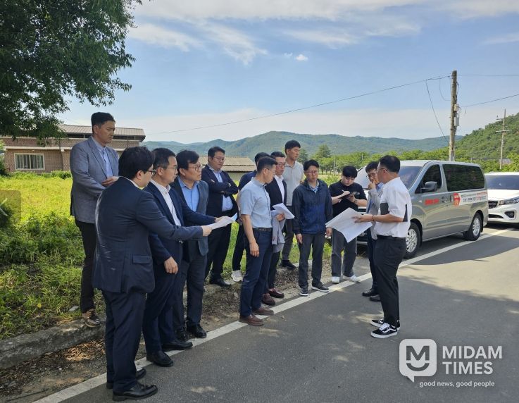 통합이전지 현장방문 및 군위군수 면담