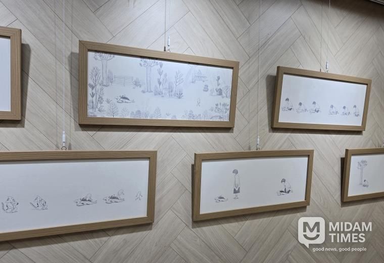 울주도서관, 안승준 작가 그림책 ‘어느 날, 우리는’ 원화 전시