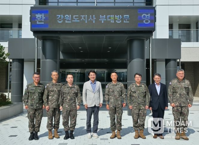 추석 명절 군부대 위문(김진태 도지사 - 육군 제1군수지원사령부)