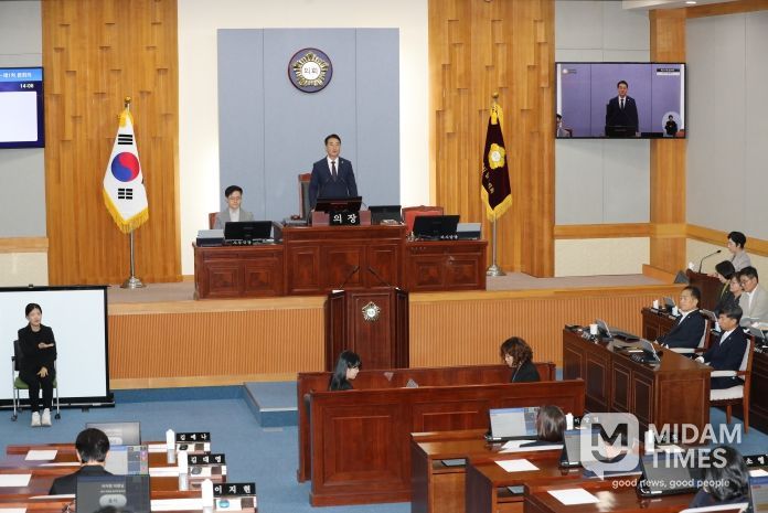 남구의회 제273회 임시회 개회...2025 행감 계획 수립