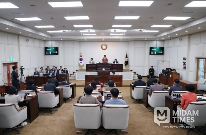 14일 열린 수성구의회 제272회 임시회 제1차 본회의