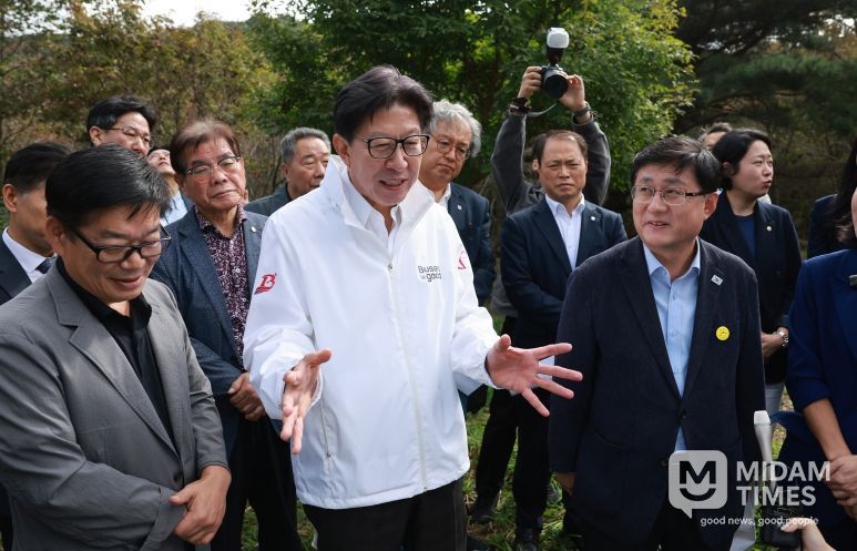 금정산국립공원 예정지 현장방문(금정산 남문습지)