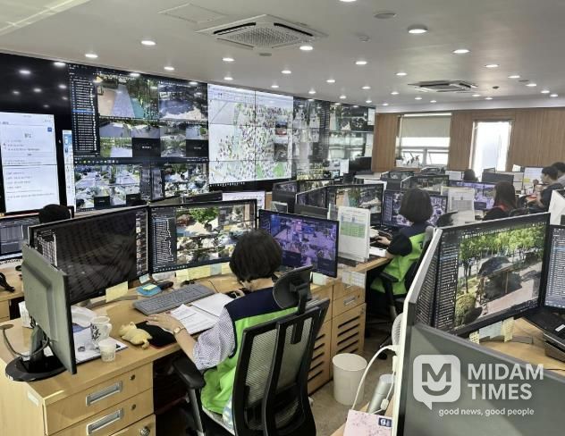 고양특례시 스마트안전센터 내부 전경