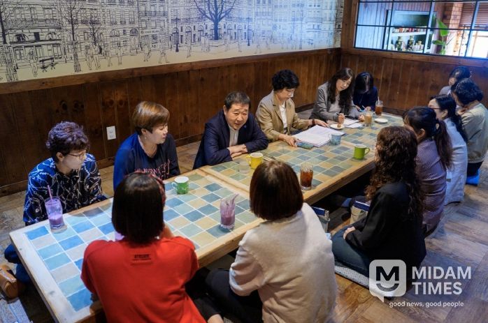 증평군 은가비 어머니회와 차담회