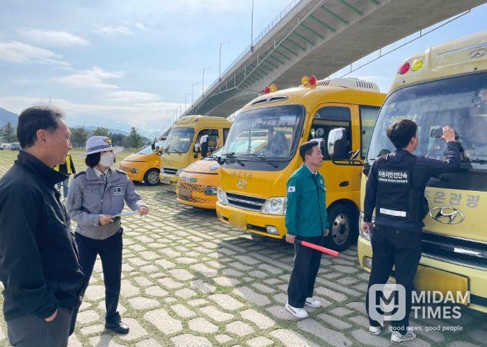 구미교육지원청, 상반기 관계부처 합동 어린이통학버스 점검 실시