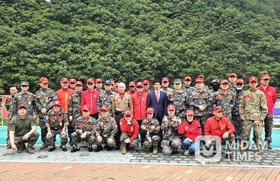 해병대 전우회 달서구지회, 월광수변공원 도원지 정화활동 실시