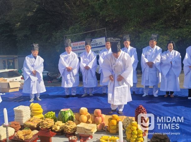 공설봉안당 무연고 제례행사