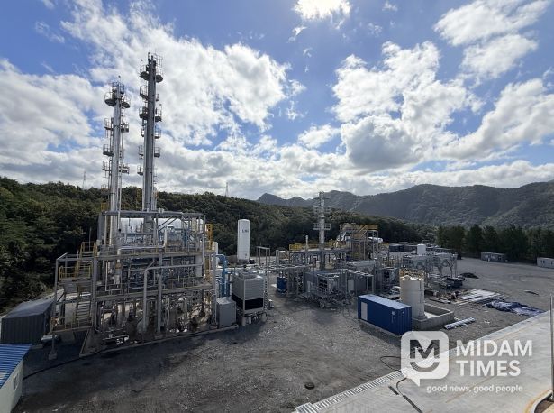 ‘시멘트산업 배출 CO₂ 활용 저탄소 연료화 기술개발 실증설비’ 현장 설치 완료