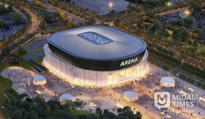 K-컬처밸리 아레나 야경조감도