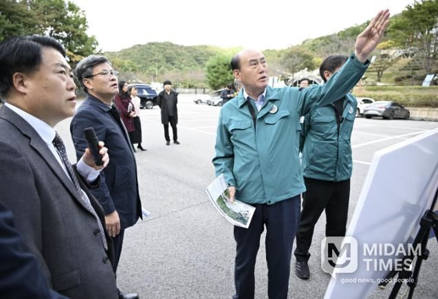 박형덕 동두천시장, 공원녹지분야 주요 건설사업 현장 점검