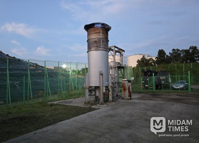 색달매립장 온실가스 발생가스 소각시설