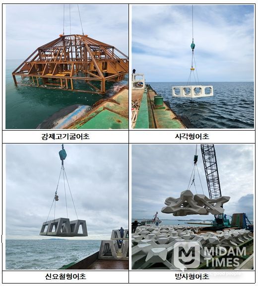 해양생태 회복 위한‘인공어초 시설사업’