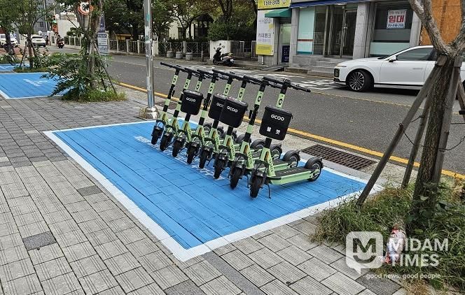 부산 금정구, 개인형 이동장치(PM, 전동킥보드 등) 주차구역 확대 설치