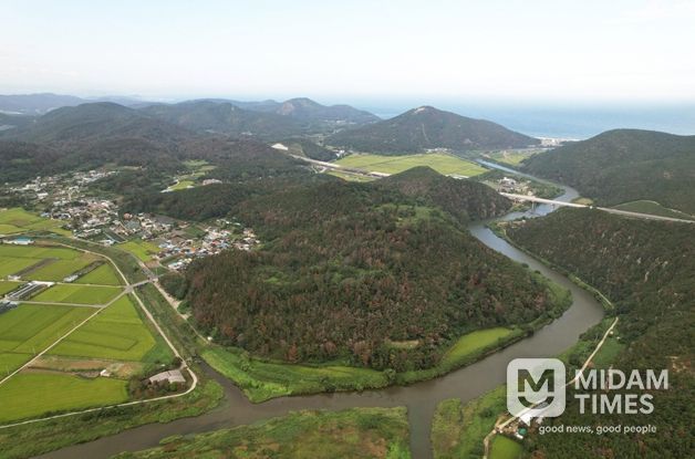 북미질부성 전경.