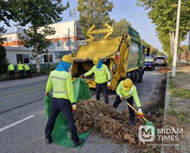 군산시, 낙엽쓰레기 무상수거 특별처리기간 운영