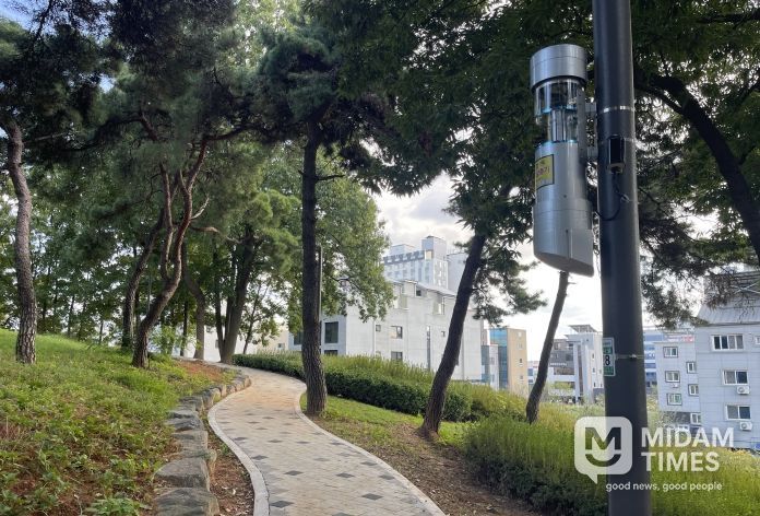 포충기·기피제분사기 설치 모습