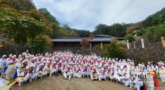 거창군풍물패연합, 마고성‧삼성궁 2025년 천제 터밟기굿 참가