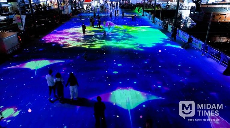 통영 강구안, 화려한 빛으로 야간관광 새 지평 열다