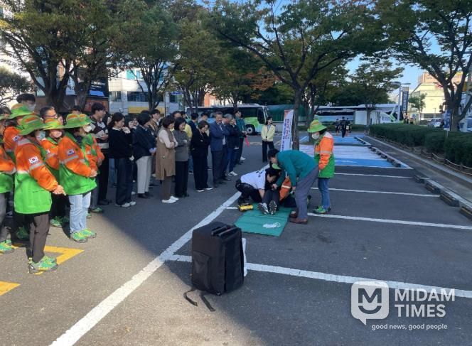 진주시 ‘합동소방⋅민방위대피 훈련’ 실시
