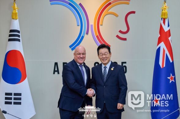 한국·뉴질랜드 정상회담