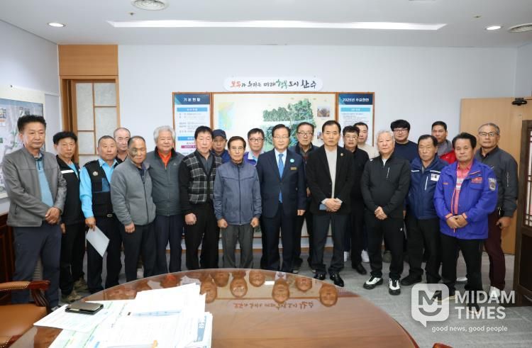 유희태 완주군수, 개인택시 운수종사자 소통 간담회