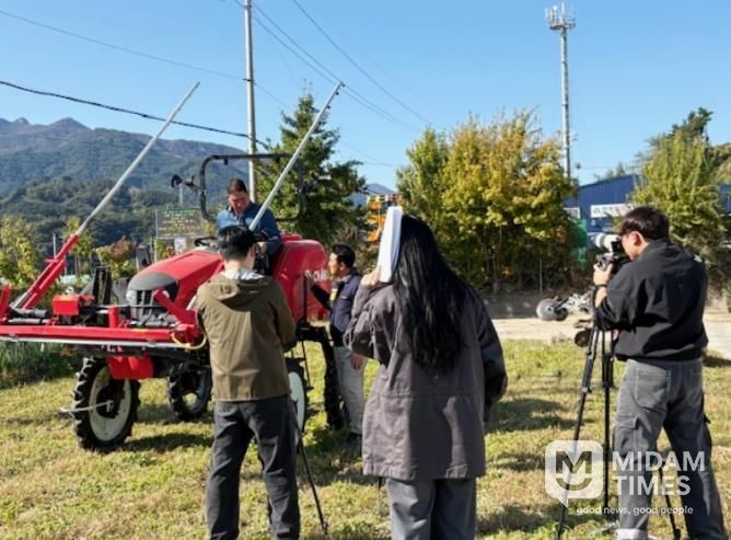 함양군, 농작업 안전 재해 예방 홍보 영상 촬영