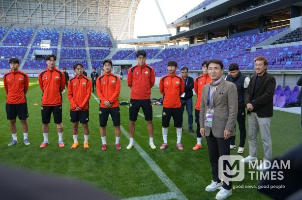 히로시마 스타디움 방문 및 선수단 격려