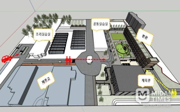 ‘(가칭)제주미래산업고등학교’ 조감도