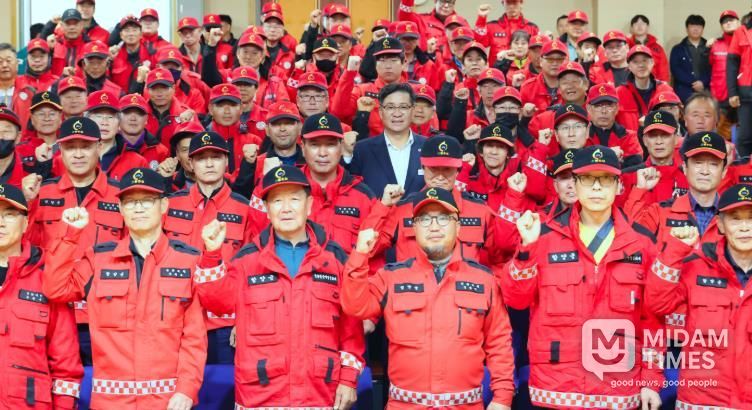 산불방지대책 우수기관 함양, 산불발대식 개최