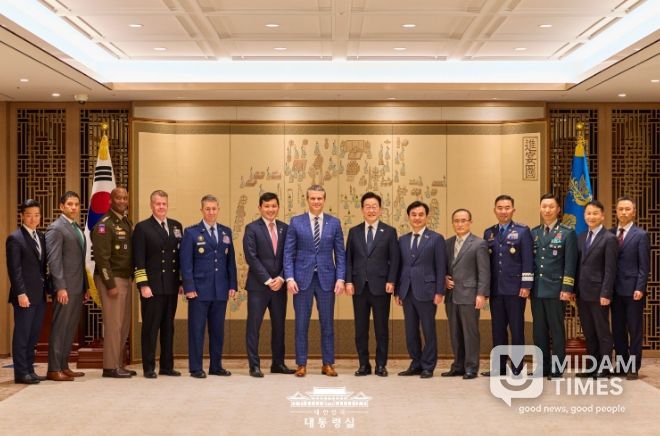 피트 헤그세스 미 전쟁부 장관 예방(대통령실)