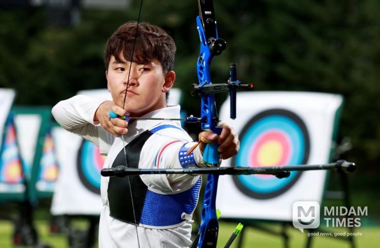 예천군청 김제덕・장지호 선수, 2026 양궁 국가대표 선발-김제덕.