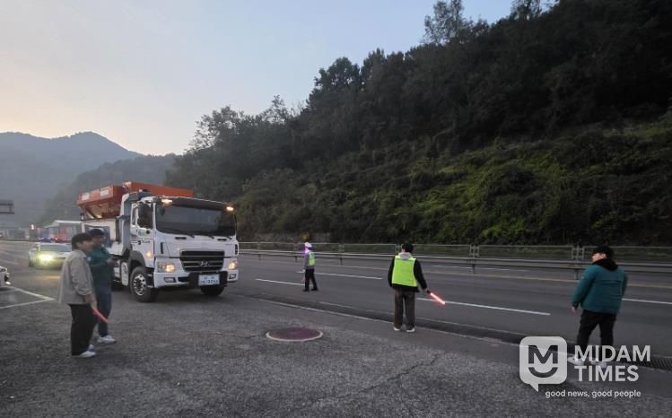 함안군, 겨울철 대설대응 현장훈련 실시