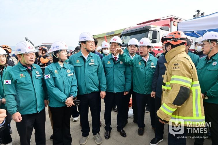 행정자치위원회, 한국동서발전 울산화력발전소 사고 현장방문