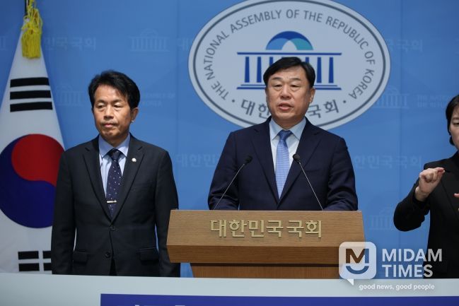 김종훈 구청장 국회 기자회견