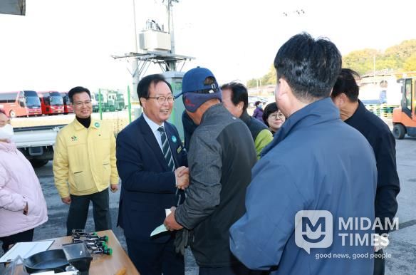 완주군, 3,354톤 공공비축미 매입-용진농협