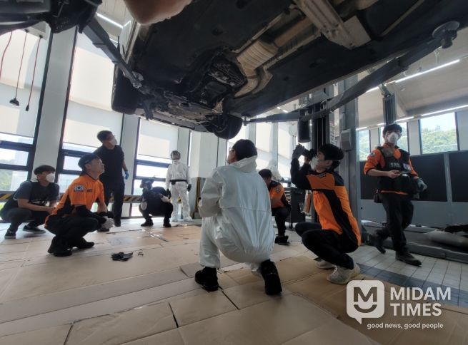 자동차화재유관기관합동감식