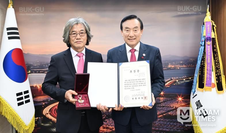 북구, 6·25전쟁 참전유공자 유족에 무공훈장 전수