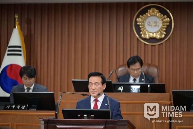 백성현 논산시장, 2026년 예산안 시정연설