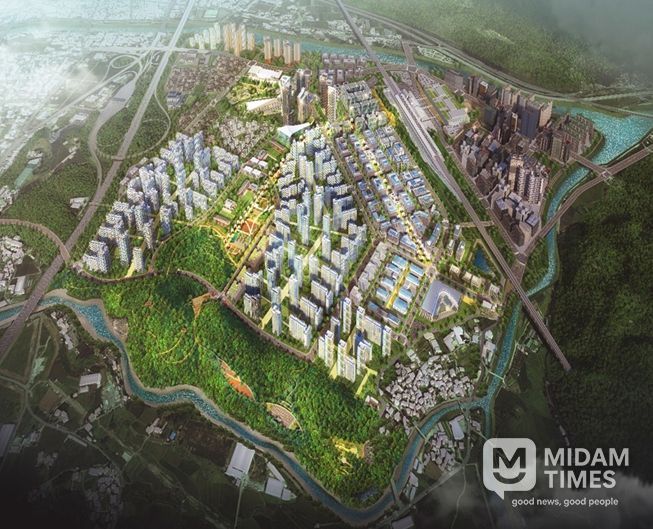 울산 케이티엑스(KTX)역세권 복합특화단지 예상조감도.