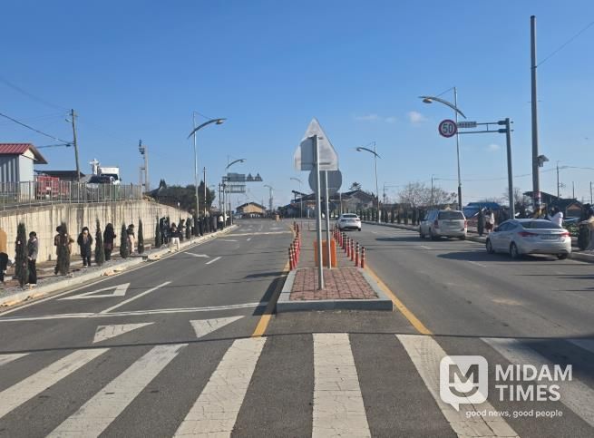 김제시 어두운 거리 경관조명 설치로 희망의 메시지 전달